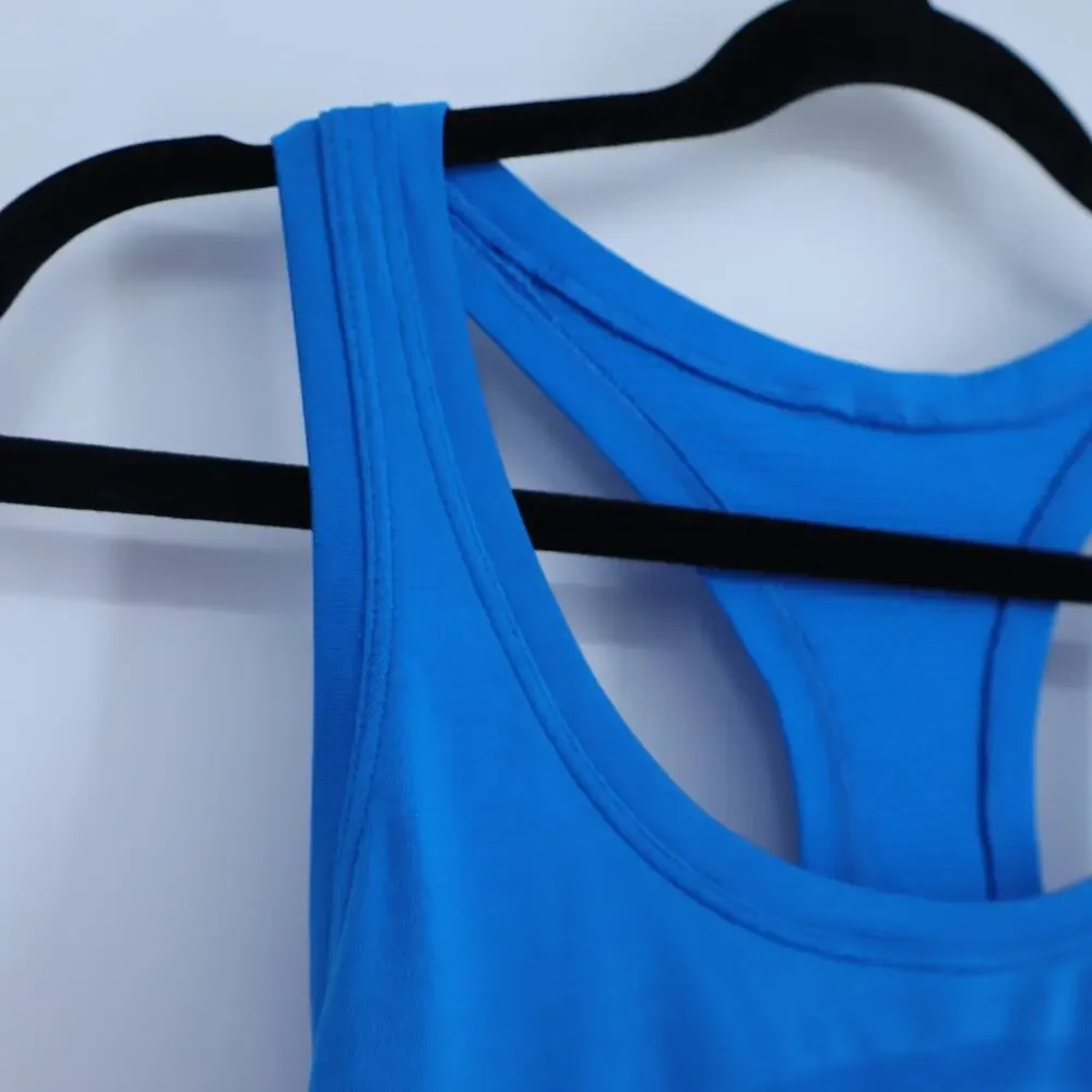 Lululemon Swiftly Tech Racerback Tank Beach Ball Blue Waist Length Women's 10